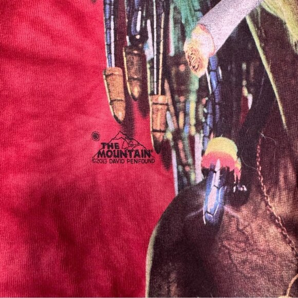 2013 the mountain David penfound tshirt alien smoking dreadlocks funny vintage - Picture 4 of 9